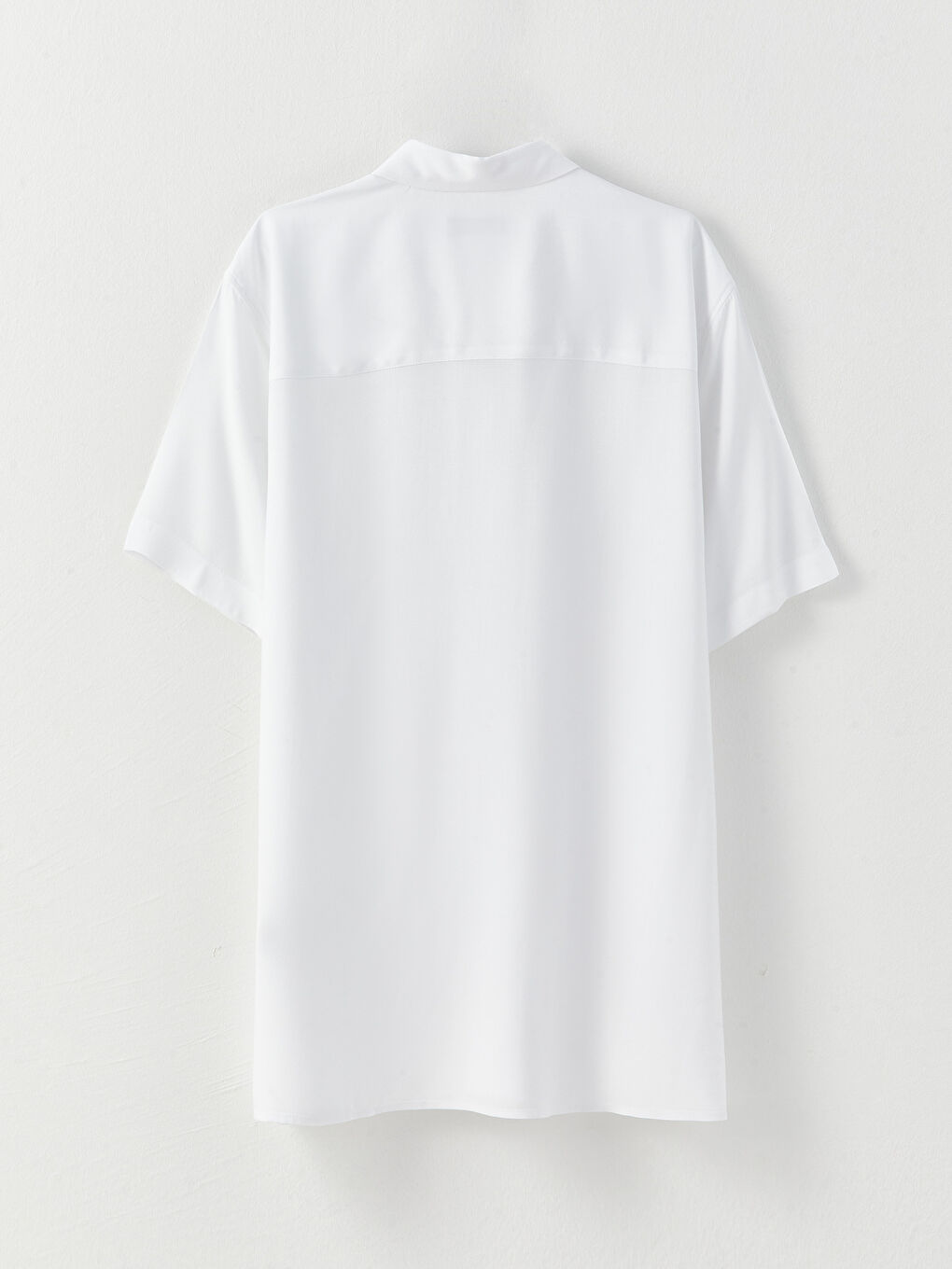 Chemise pour Hommes à Manches Courtes en Viscose Coupe Régulière-5