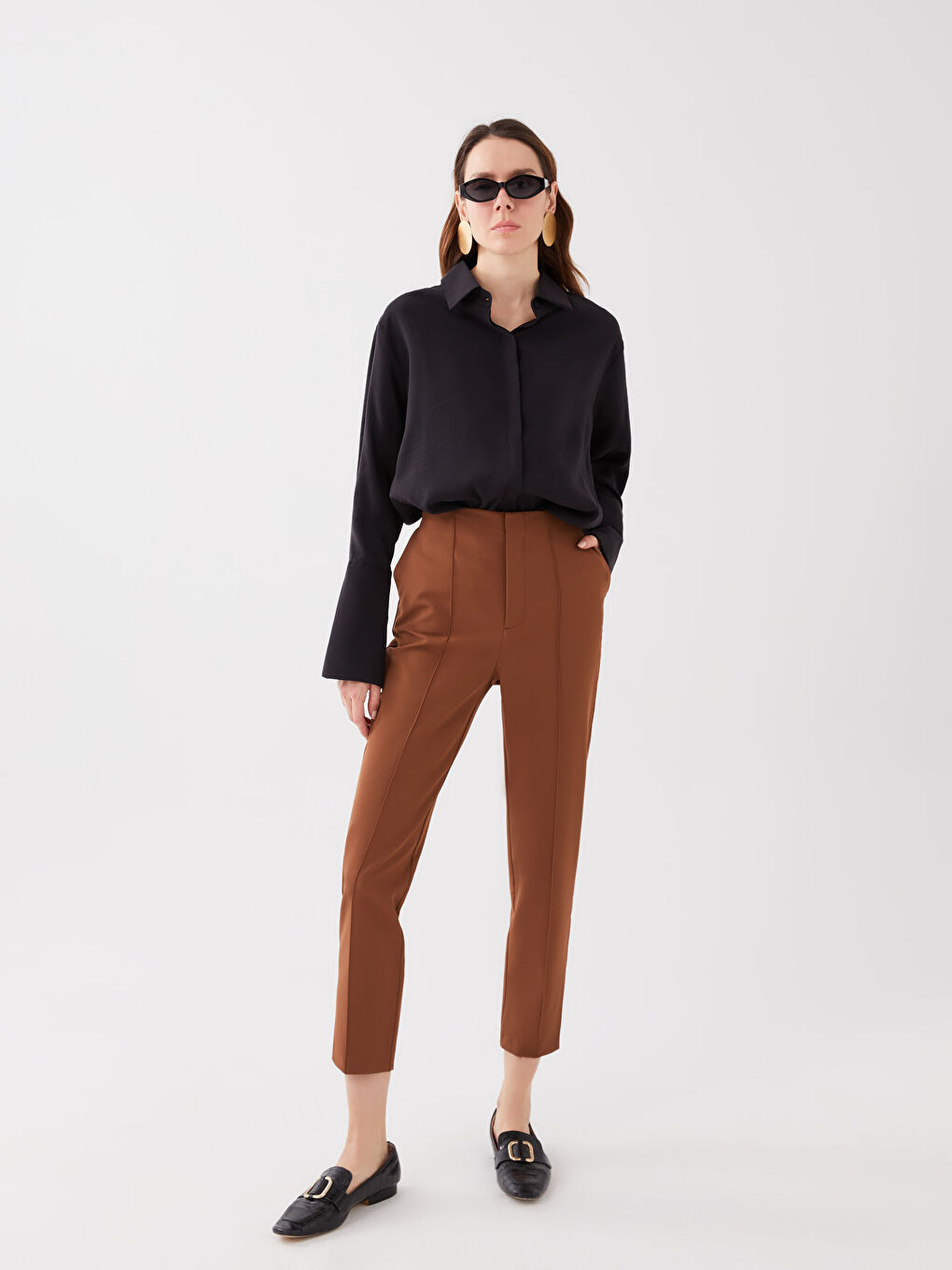 LCWAIKIKI Classic Pantalone šargarepa užeg kroja za žene -S35364Z8-HBZ