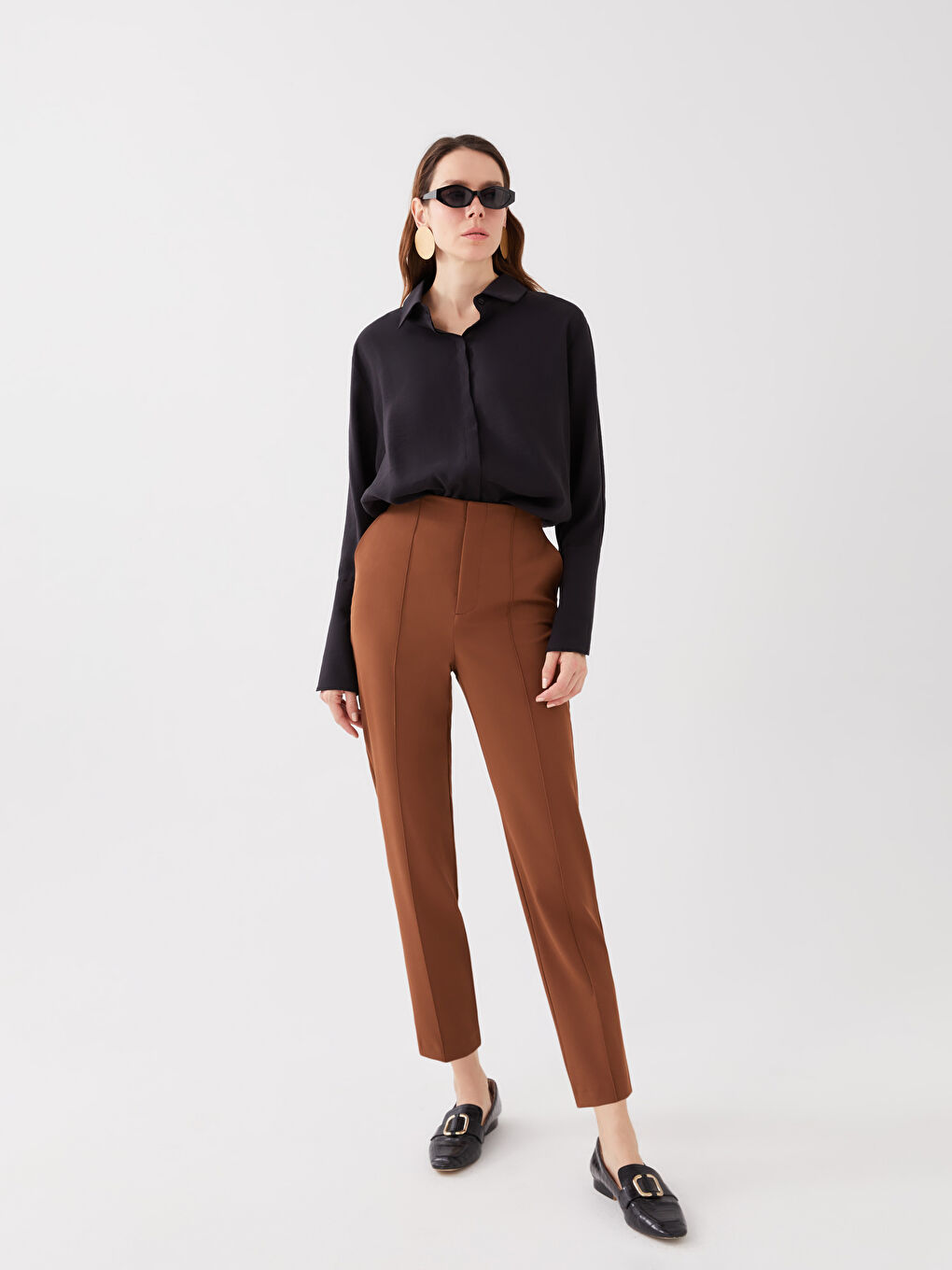 LCWAIKIKI Classic Pantalone šargarepa užeg kroja za žene -S35364Z8-HBZ