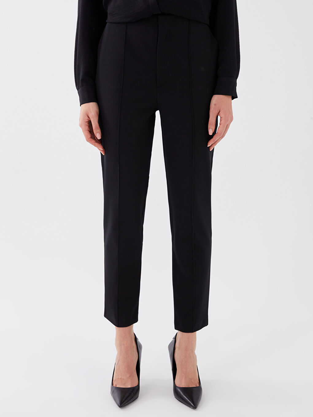 بنطلون نسائي بقصة رفيعة على شكل جزرة-2