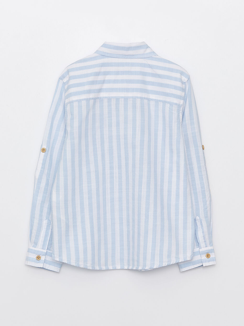 LCW Kids Striped Long Sleeve Boys' Shirt -S35379Z4-LEN