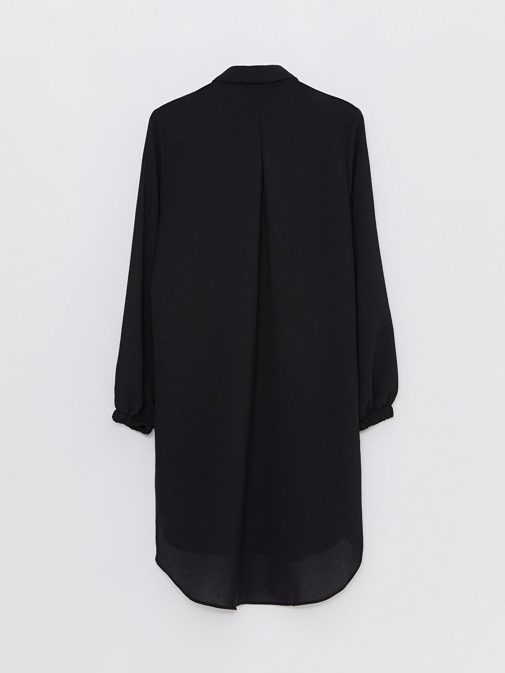 قميص تونيك للسيدات كم طويل سادة-6