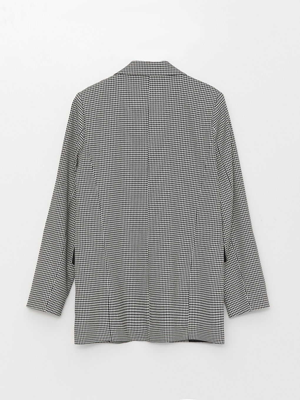 جاكيتات كم طويل بنقشة قدم الإوز للسيدات-6