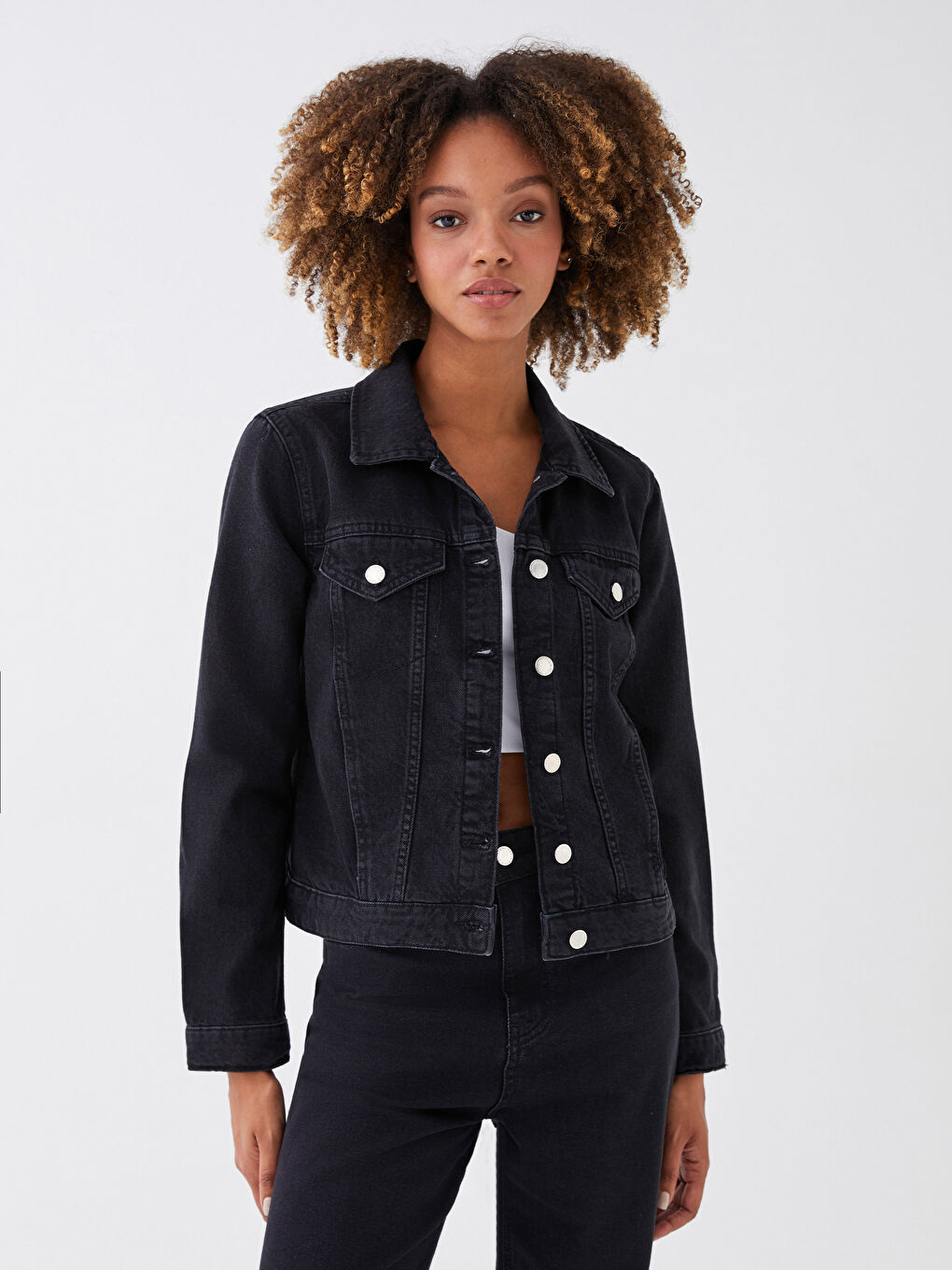 LCW Vision Jacke mit Kragen für Damen aus Denim -S35403Z8-327