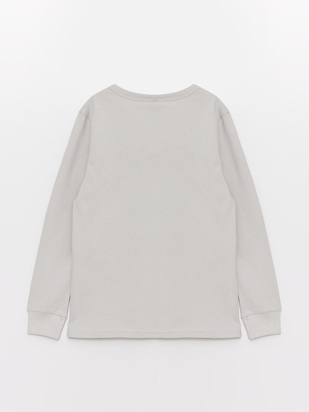 Футболка с круглым вырезом, с принтом, с длинным рукавом, для мальчиков-1