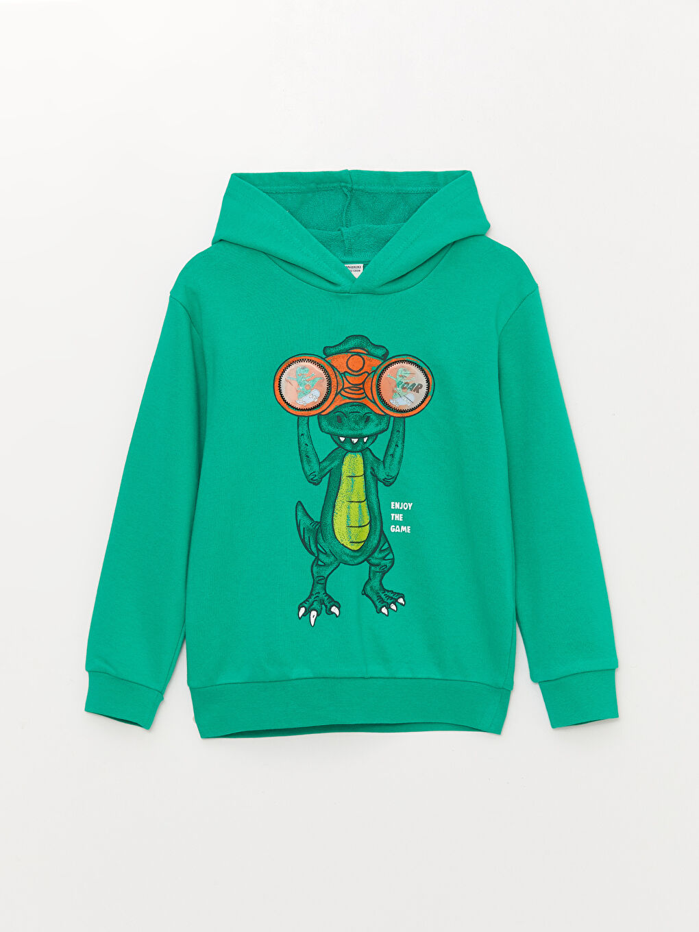 Hooded Printed Long Sleeve Boys' Sweatshirt -S35421Z4-GQG