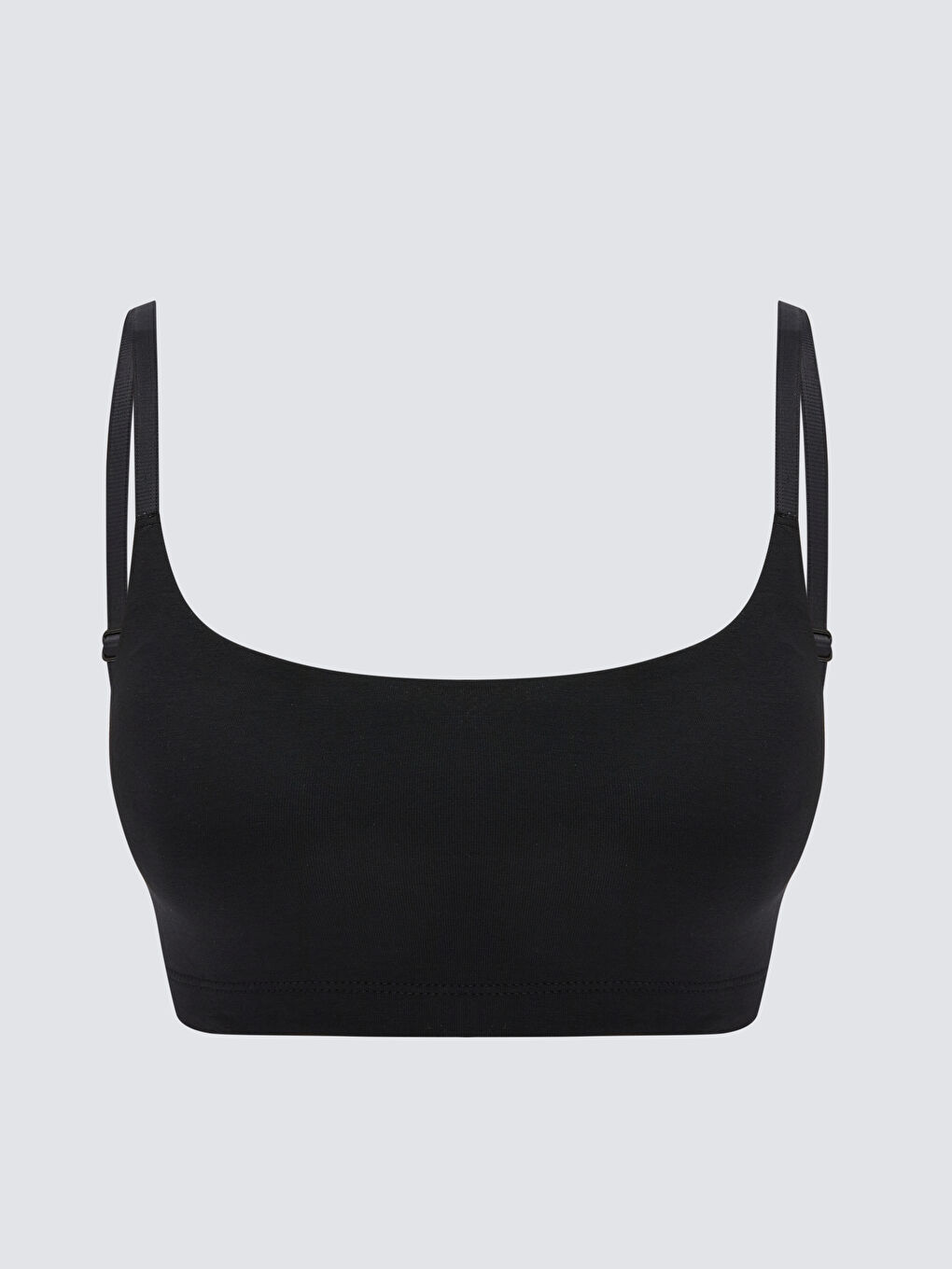 Сымы жоқ төсемі бар өрнексіз бюстье топ