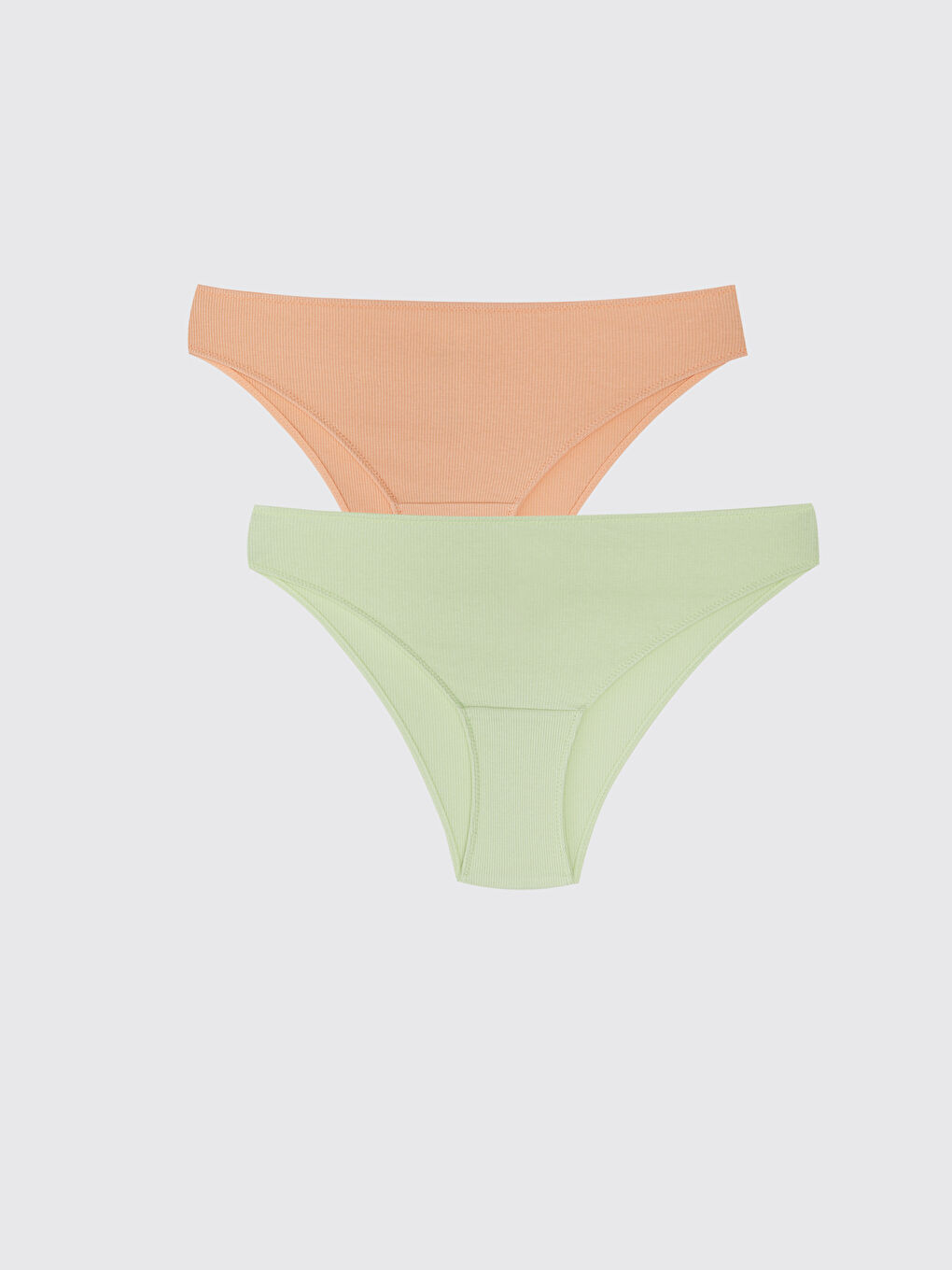 Yeşil Düz Brazilian Külot 2'li