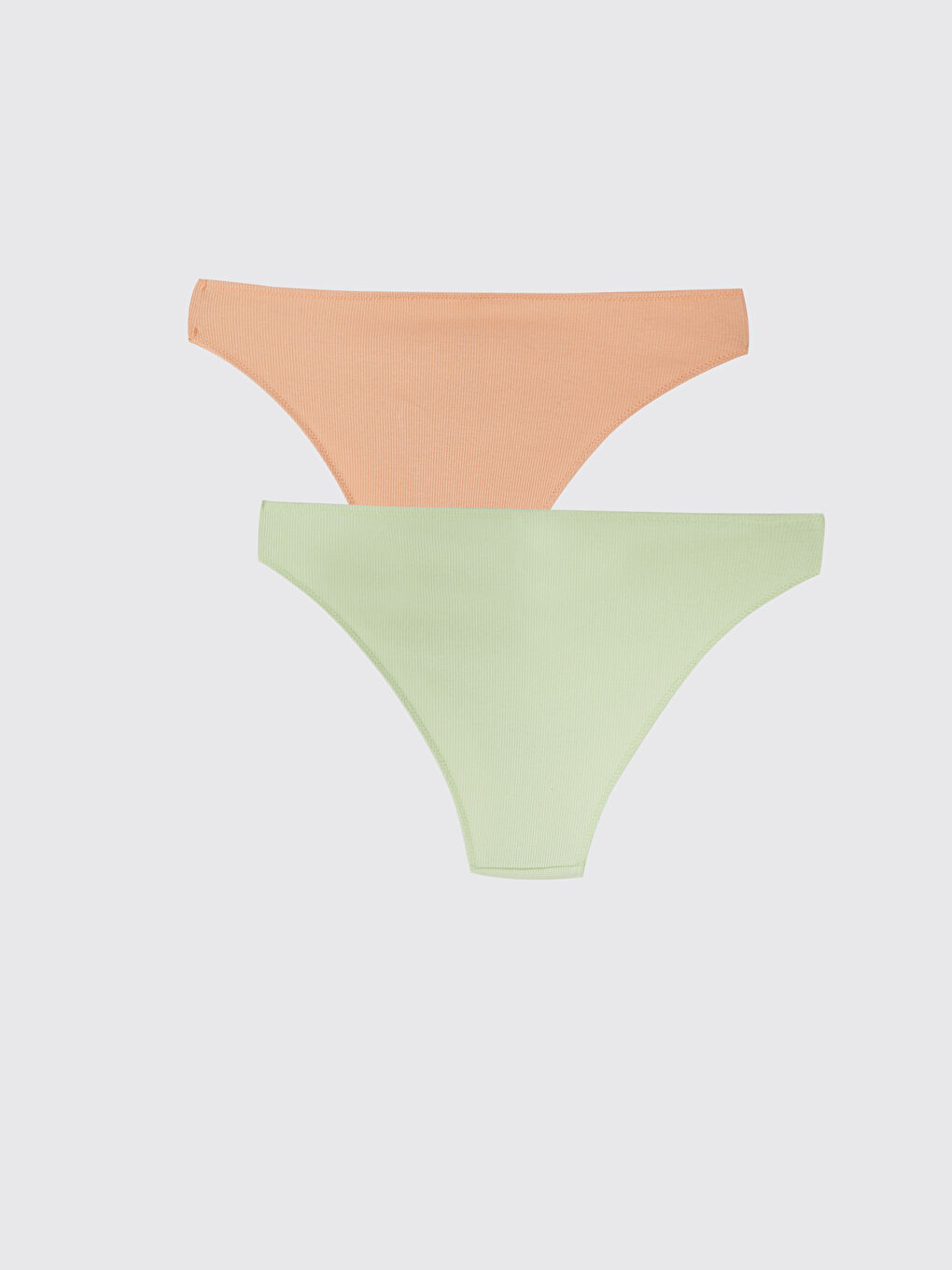 Yeşil Düz Brazilian Külot 2'li-1