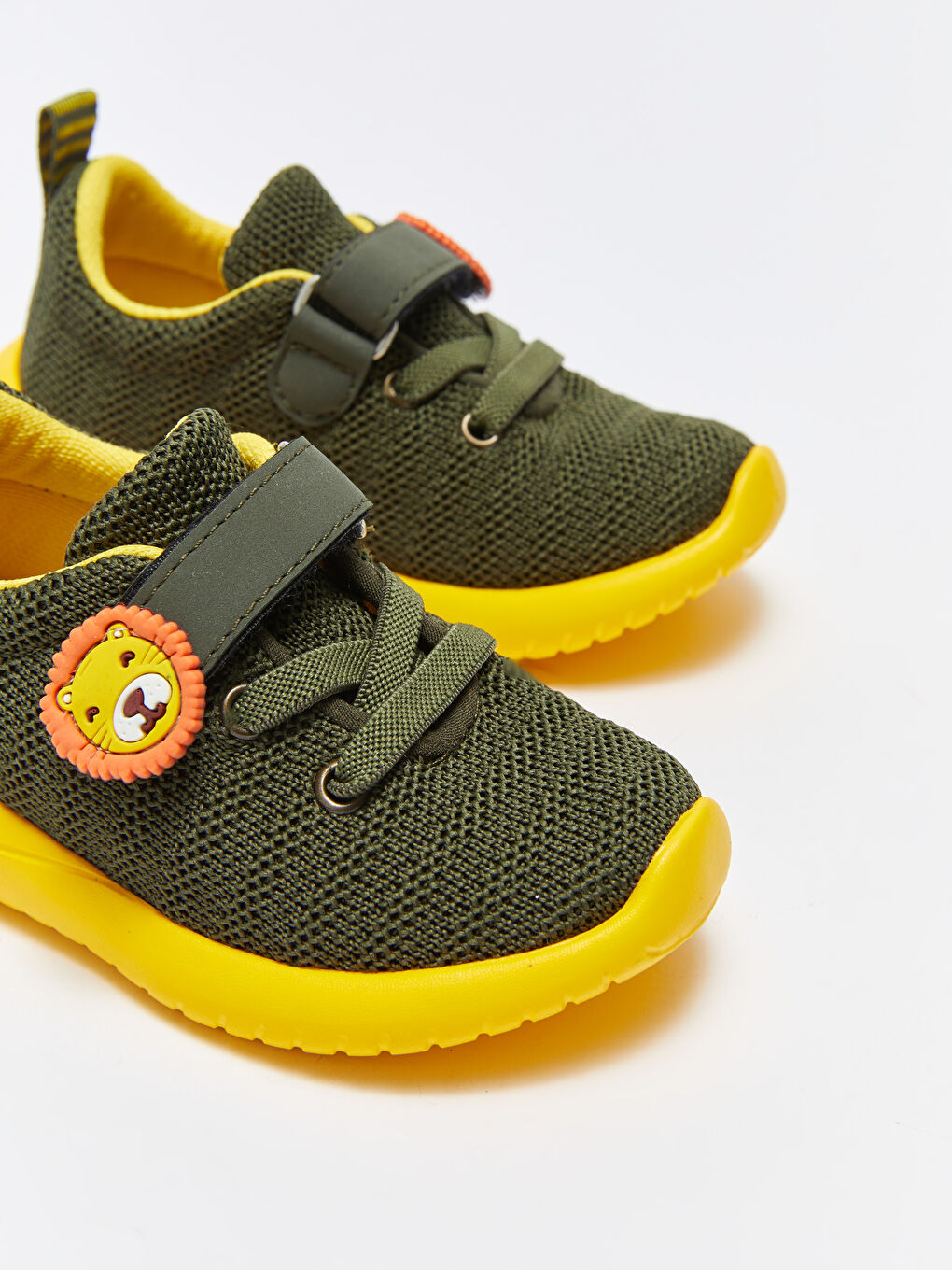Haki Cırt Cırtlı Erkek Bebek Spor Ayakkabı-2