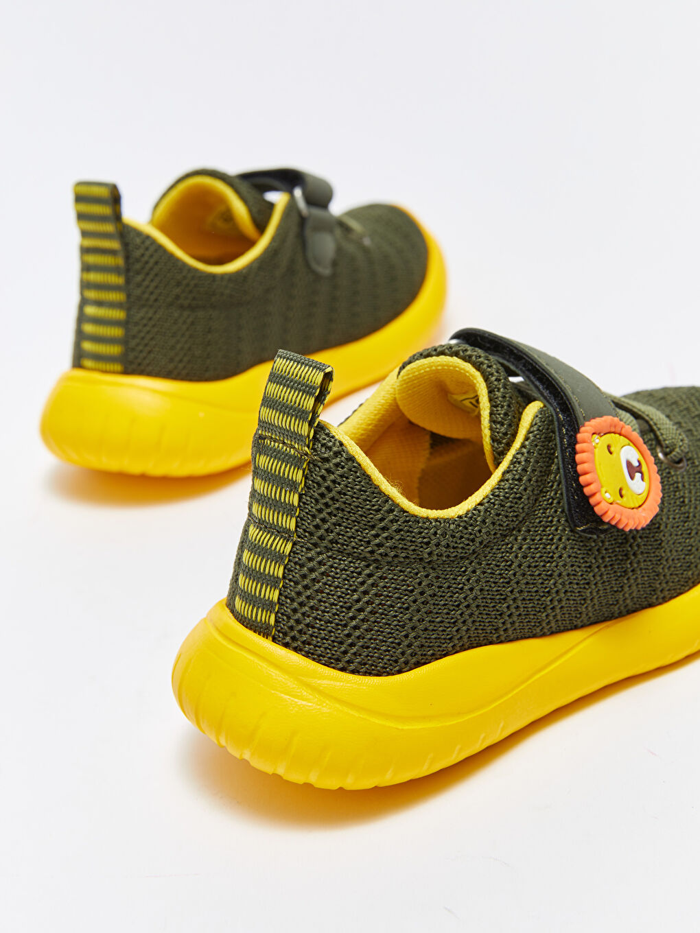 Haki Cırt Cırtlı Erkek Bebek Spor Ayakkabı-4