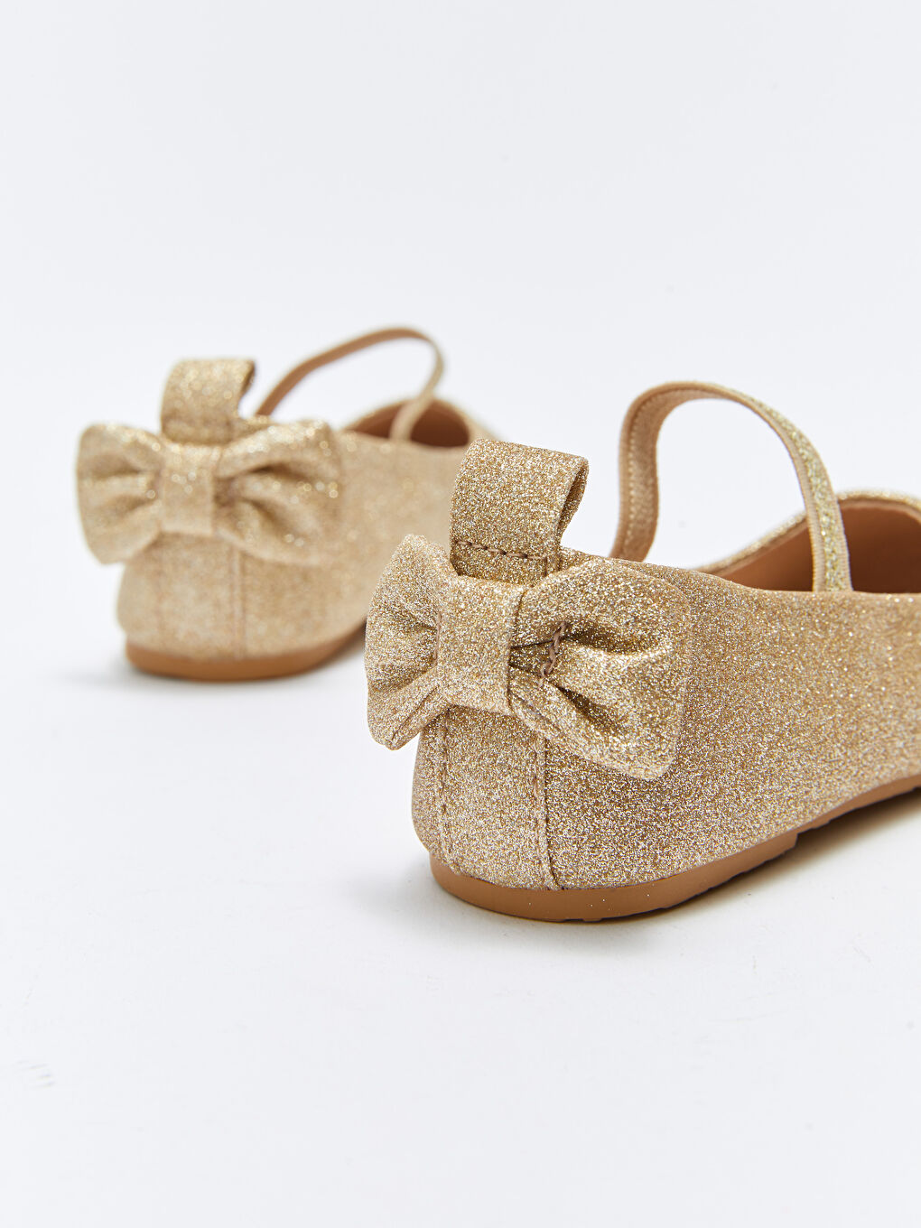 Sarı Fiyonk Detaylı Kız Bebek Babet-4