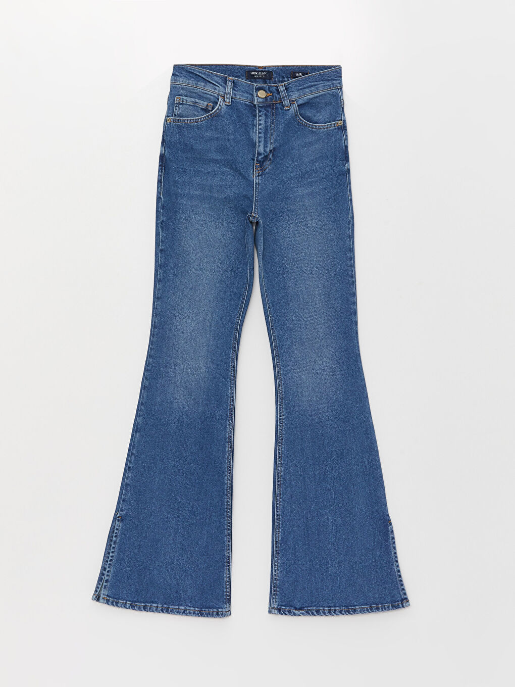 Blugi Evazați Marte cu Talie Înaltă pentru Femei-5