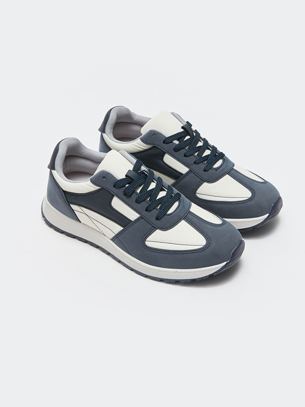 Lacivert Bağcıklı Erkek Spor Ayakkabı