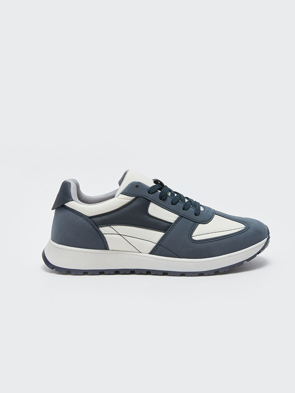 Lacivert Bağcıklı Erkek Spor Ayakkabı-1