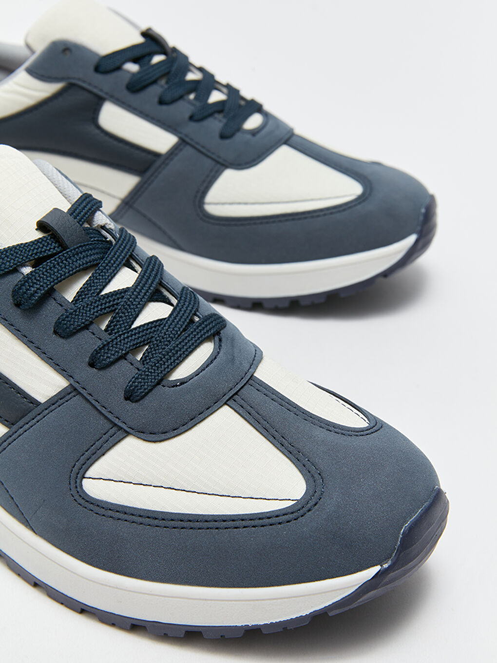 Lacivert Bağcıklı Erkek Spor Ayakkabı-2
