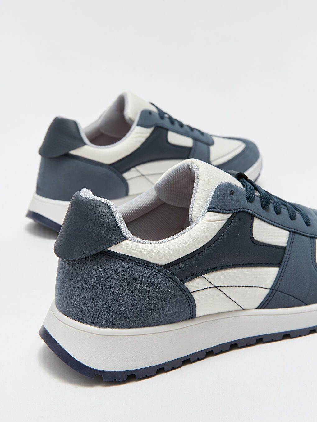 Lacivert Bağcıklı Erkek Spor Ayakkabı-4