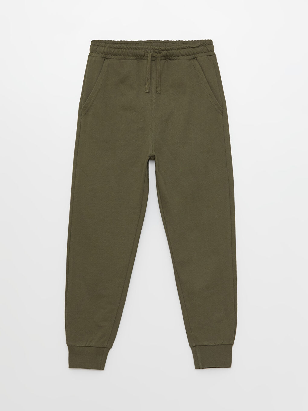Boys Green Melange Slim Fit Joggers Boys Green Melange Slim Fit Joggers
