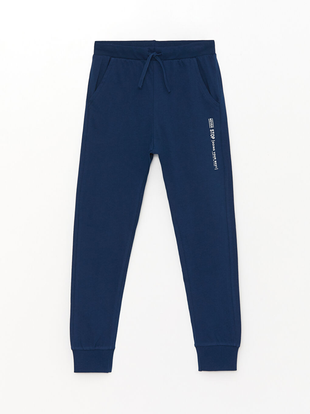 Elastic Waist Printed Boys' Jogger Sweatpants -S35538Z4-JC7