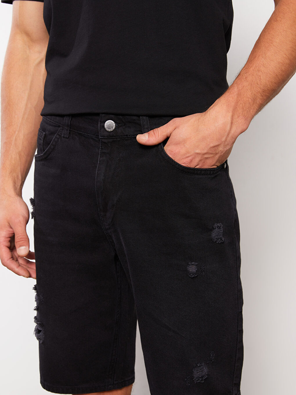 شۆرتی جینز ڕه‌ش پیاو -S35583Z8-326