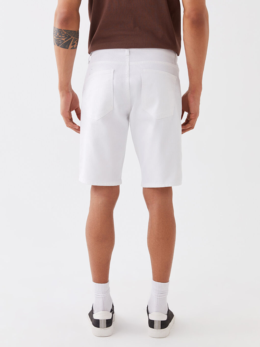 Slim Fit Men's Jean Shorts -S35589Z8-844