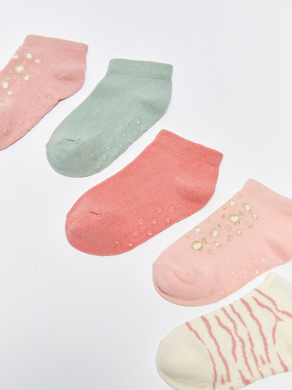 Chaussettes d'entraînement À motifs pour Filles Bébé Lot de 5 pièces-4