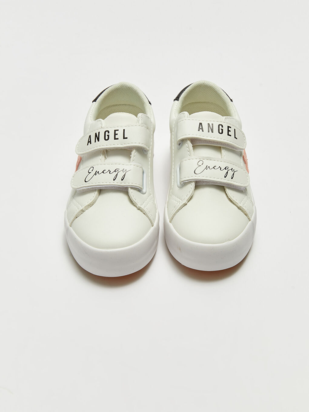 Printed Hook and Loop Girls' Sneakers-2