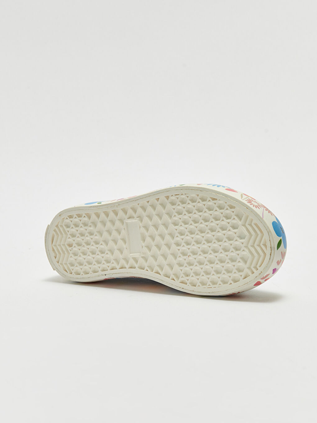 Mavi Nakışlı Cırt Cırtlı Kız Çocuk Spor Ayakkabı-3