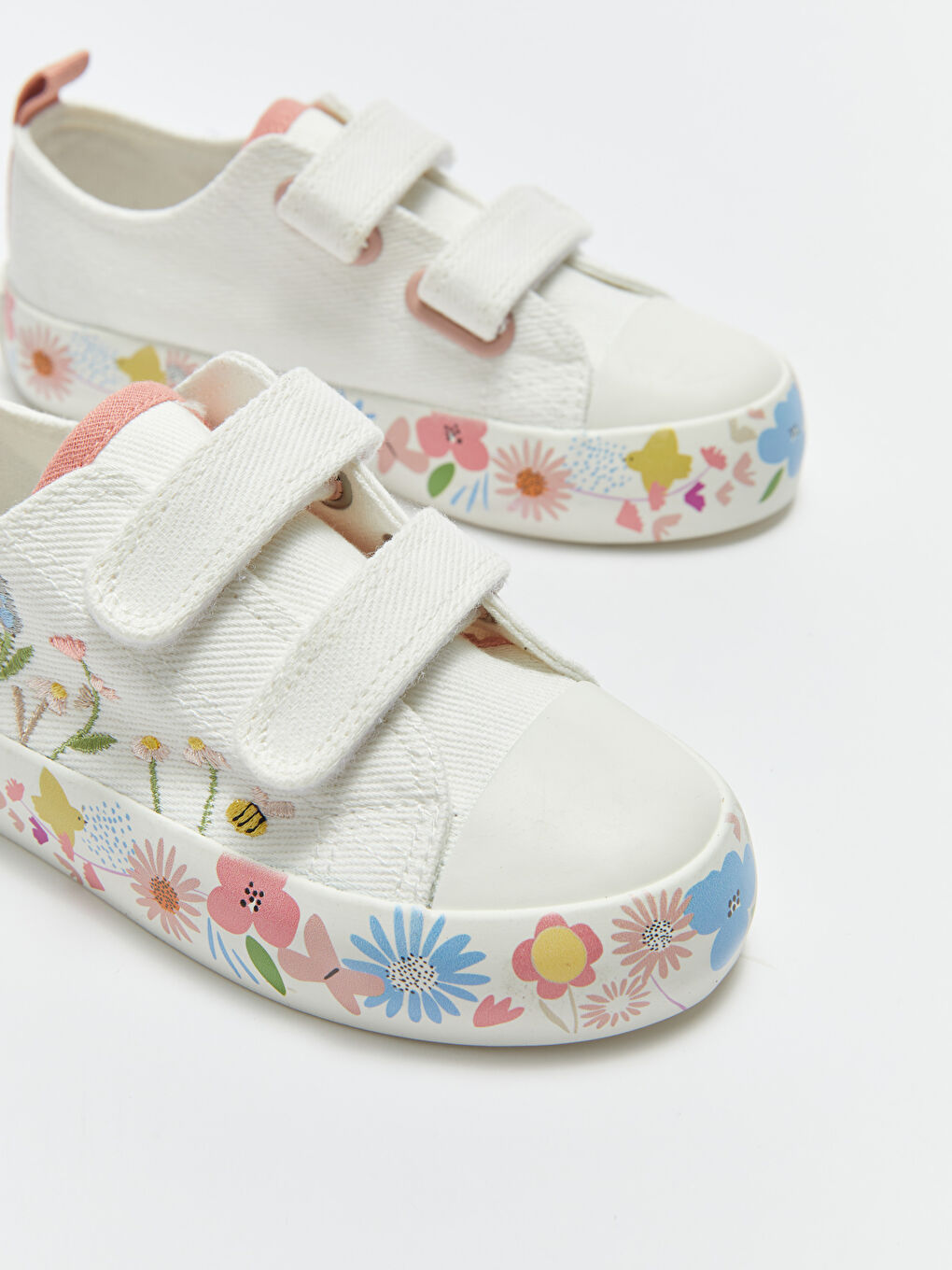 Κεντημένα Αθλητικά Παπούτσια με Βέλκρο για Κορίτσια-2