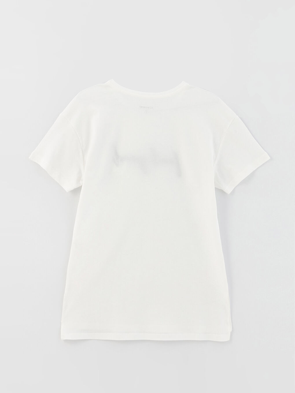 Crew Neck Embroidered Short Sleeve Women's T-Shirt-11