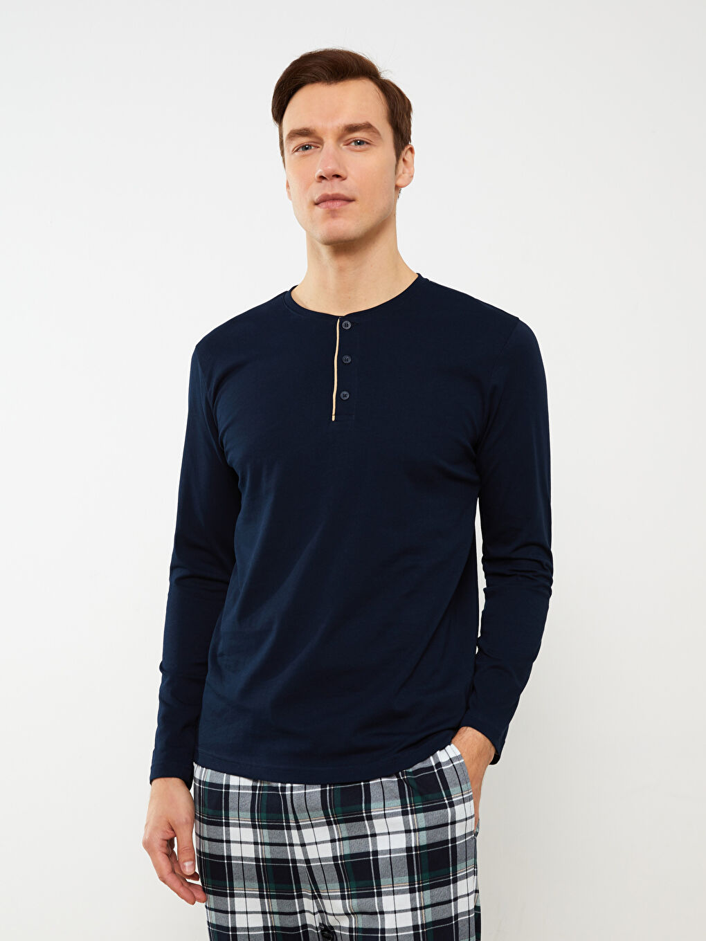 Set de Pijama Pentru Bărbați, Croială Standard-2