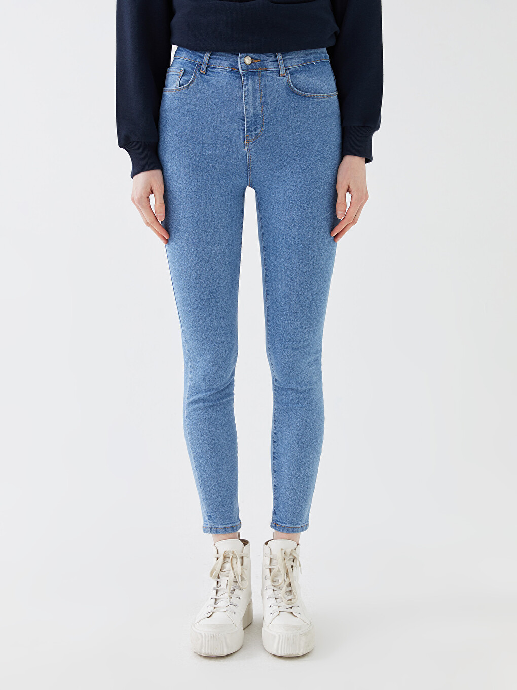 High Waisted Jupiter Super Skinny Fit Women's Jeans-2