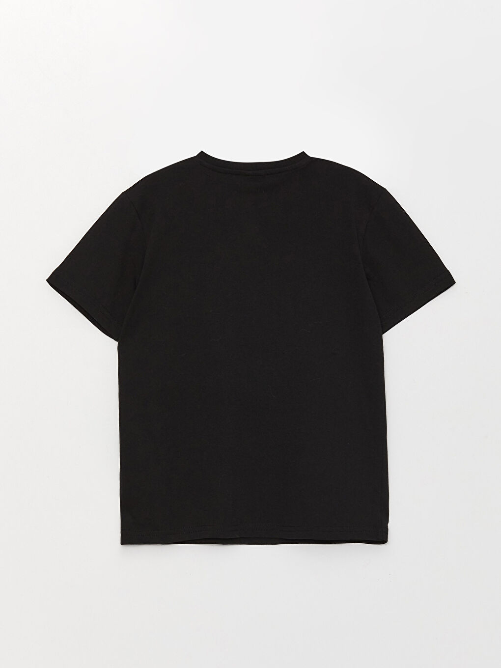 V-Neck Short Sleeve Basic Boy T-Shirt-1