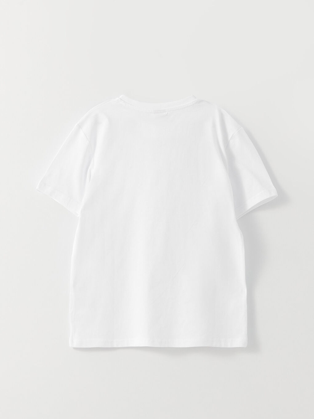 V-Neck Short Sleeve Basic Boy T-Shirt-1