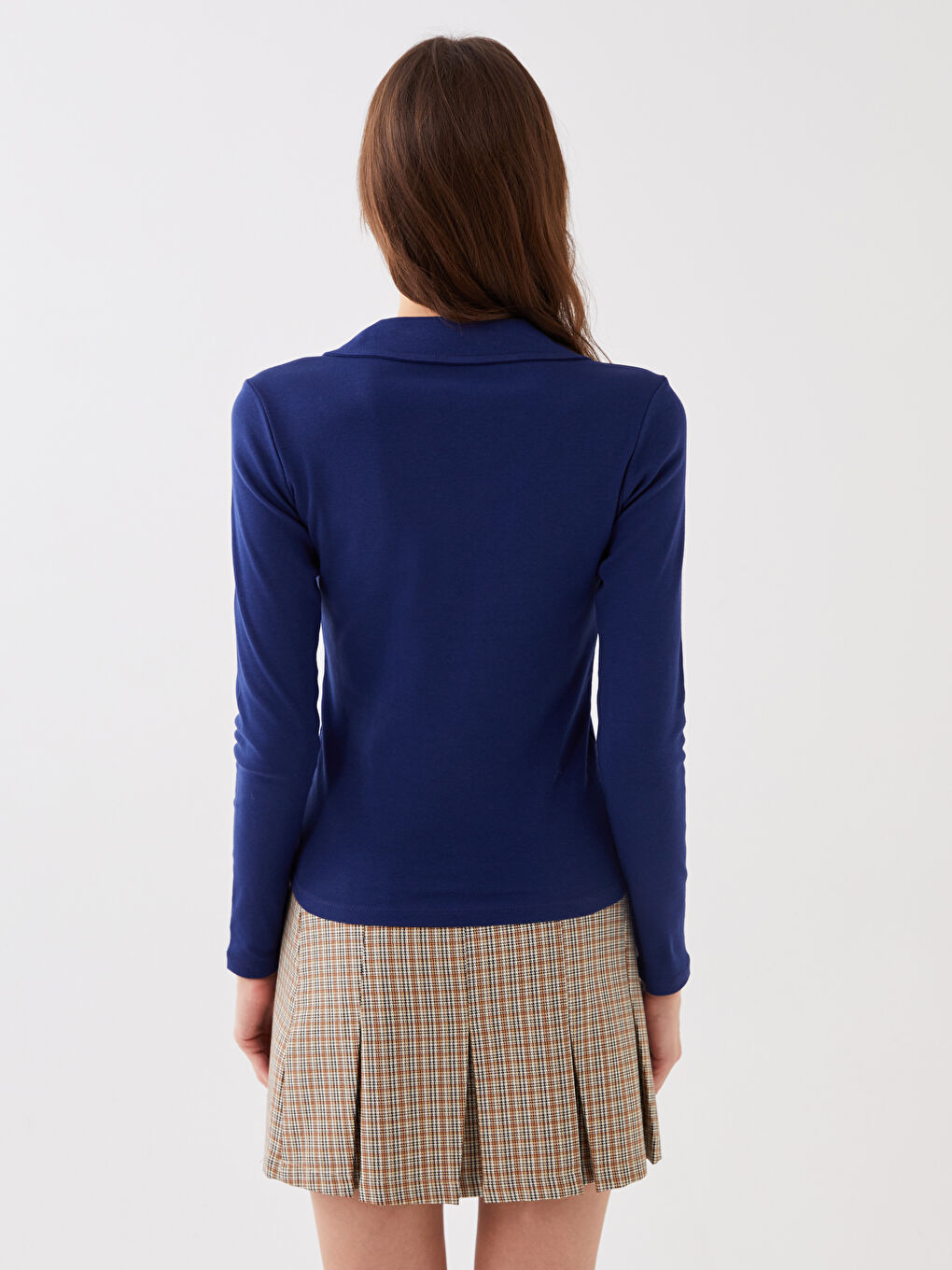 ქალებისთვის გოლფის გრძელმკლავიანი მაისური-4