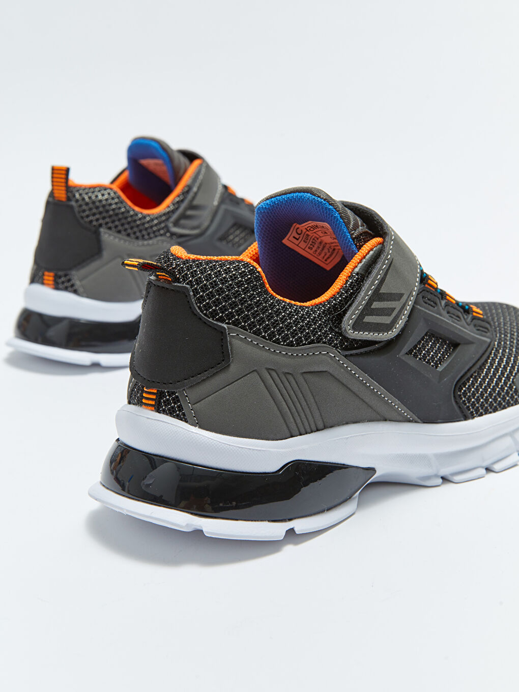 Antrasit Cırt Cırtlı Erkek Çocuk Spor Ayakkabı-4