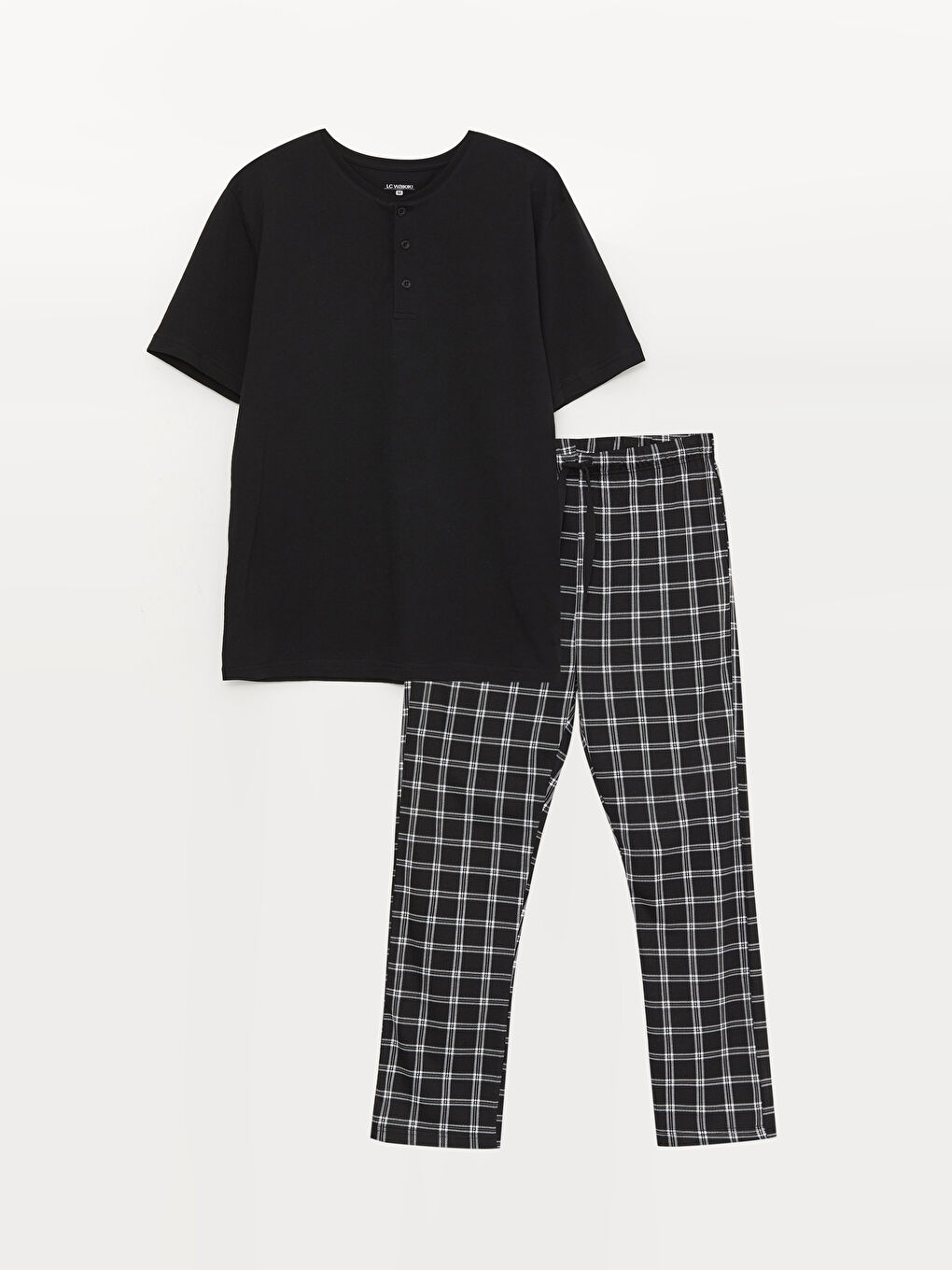 Set de pijama pentru Bărbați, Regular Fit, Carouri-5