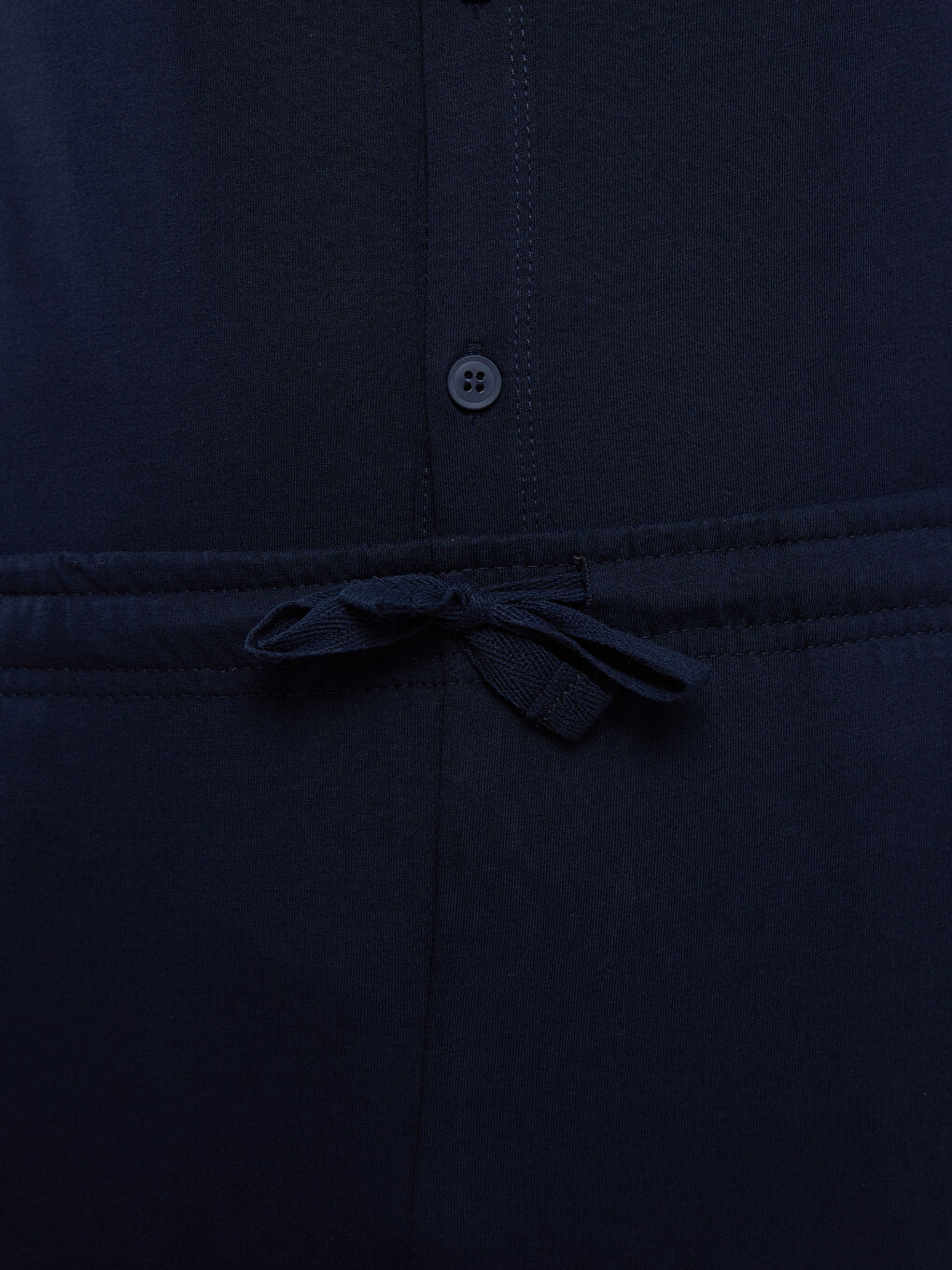 Lacivert Standart Kalıp Erkek Pijama Takımı-4