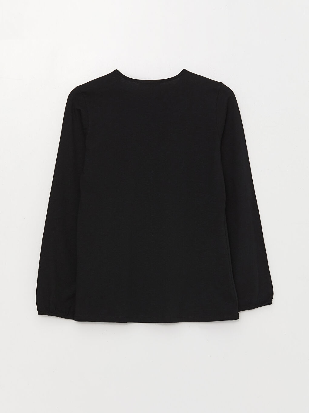 Blouse à Manches Longues Imprimée à Col Rond pour Femmes-6