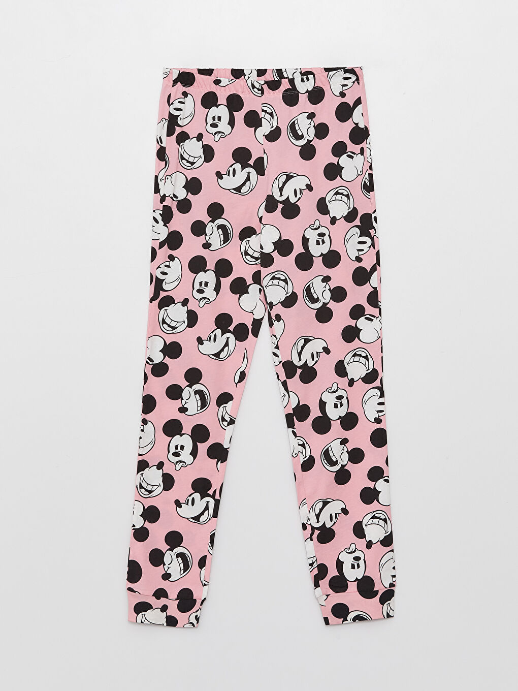 Set de pijama pentru Femei cu Guler rotund și Imprimat Mickey Mouse-10