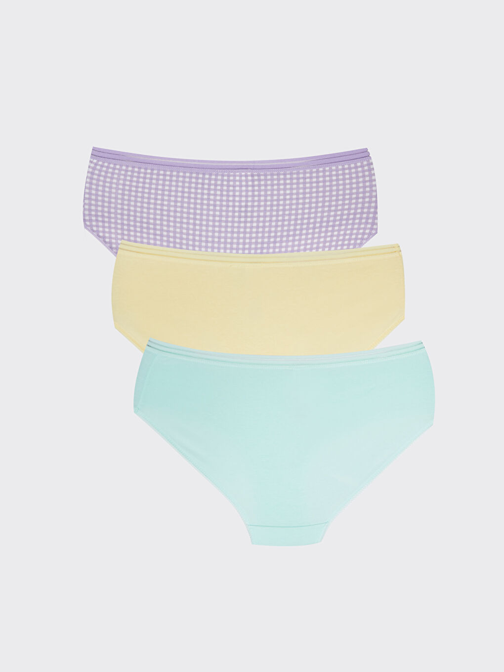 LCW DREAM Plaid Hipster Panties 3-Pack -S35784Z8-FEZ