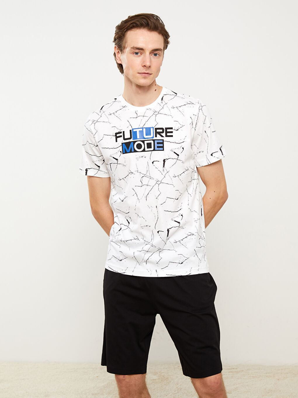 Regular Fit Men's Short Pyjama Set-1