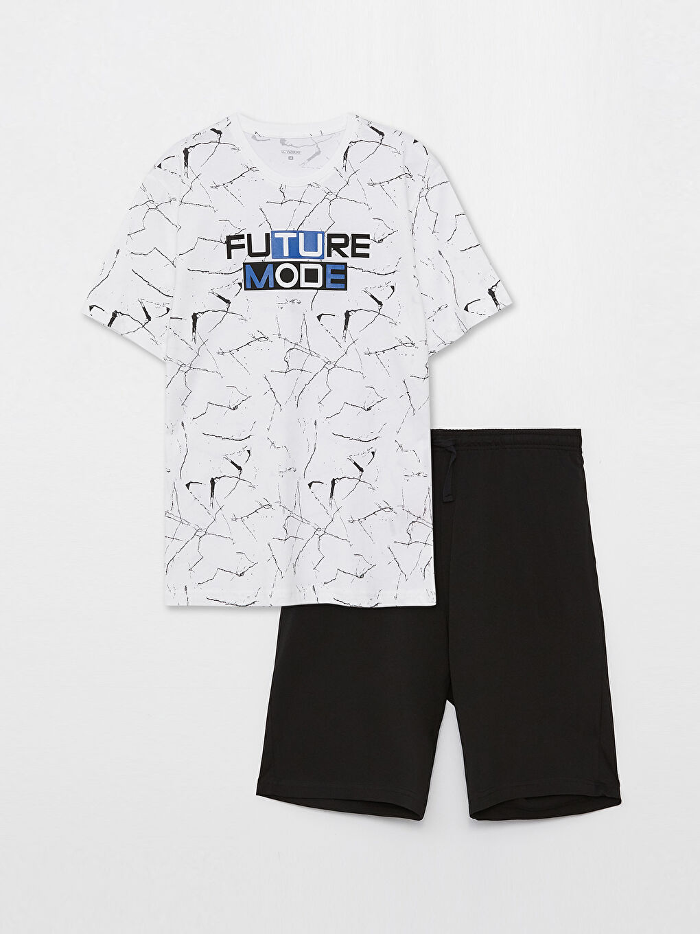 Regular Fit Men's Short Pyjama Set-4