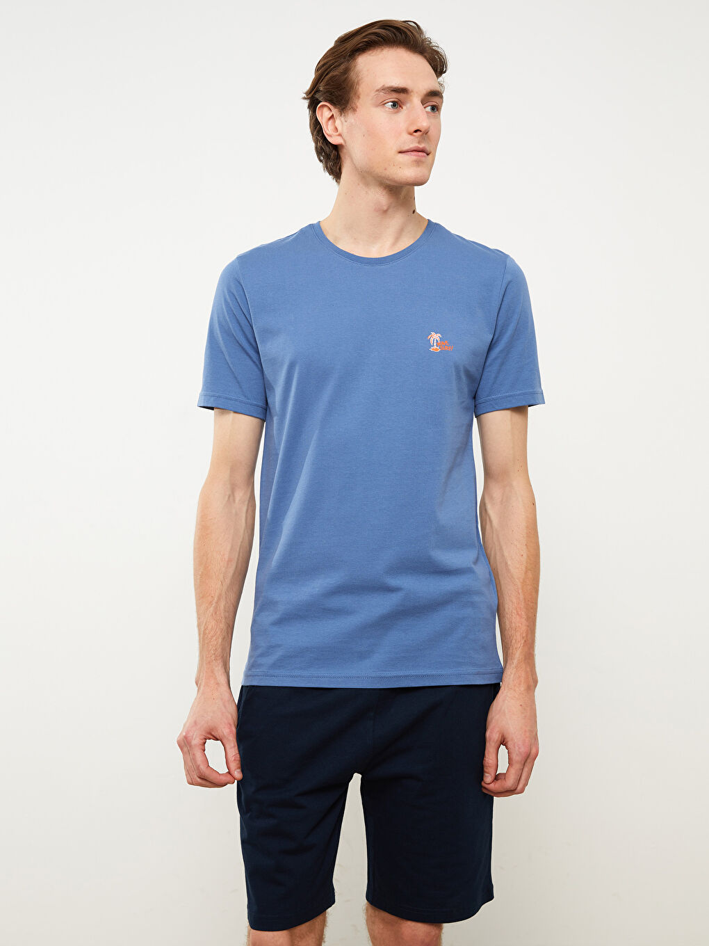 тар пішім ерлерге арналған қысқа пижама жинағы-1