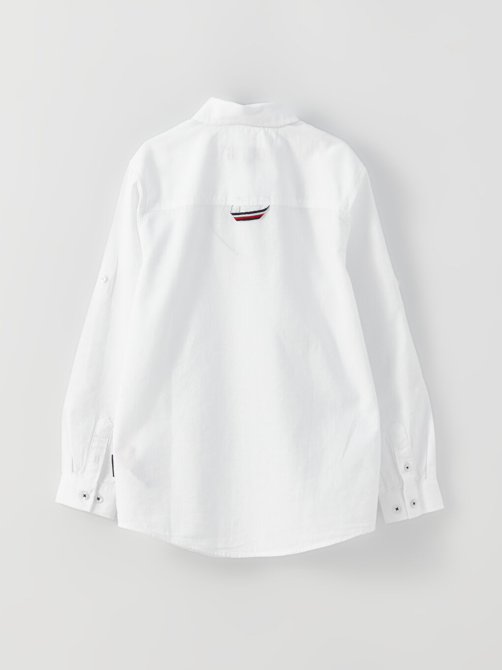 قميص أولاد كم طويل بتفاصيل تطريز-2