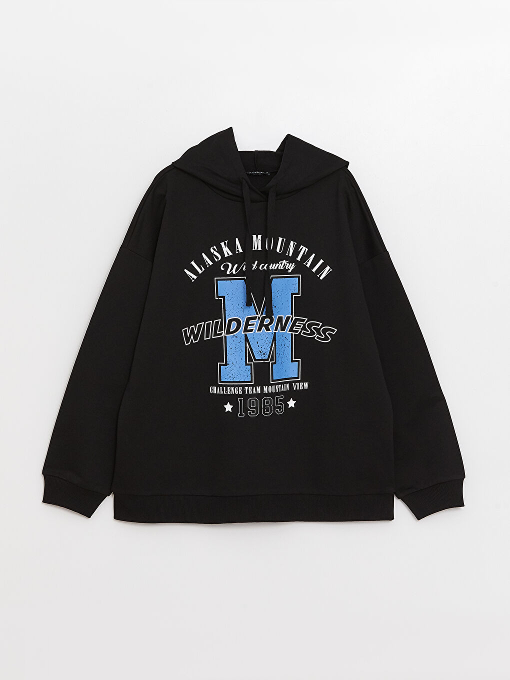 LCW Vision Women's Hoodie Printed Long Sleeve Oversize Sweatshirt -S35831Z8-CVL