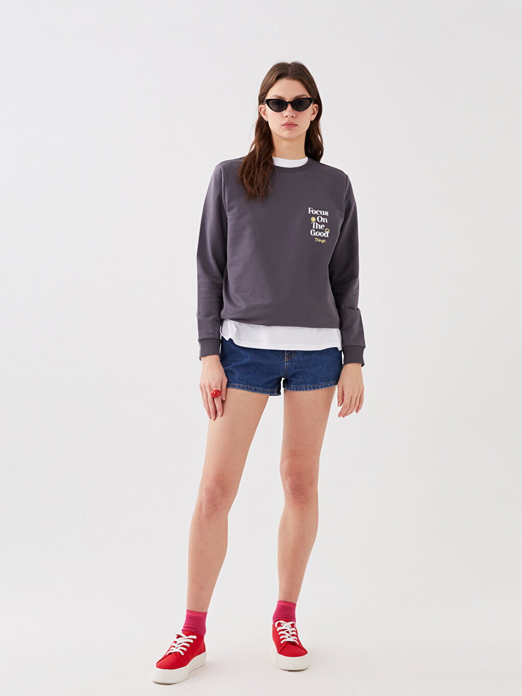 Žena ANTRASIT Majica s kapuljačom/Dukserica-1