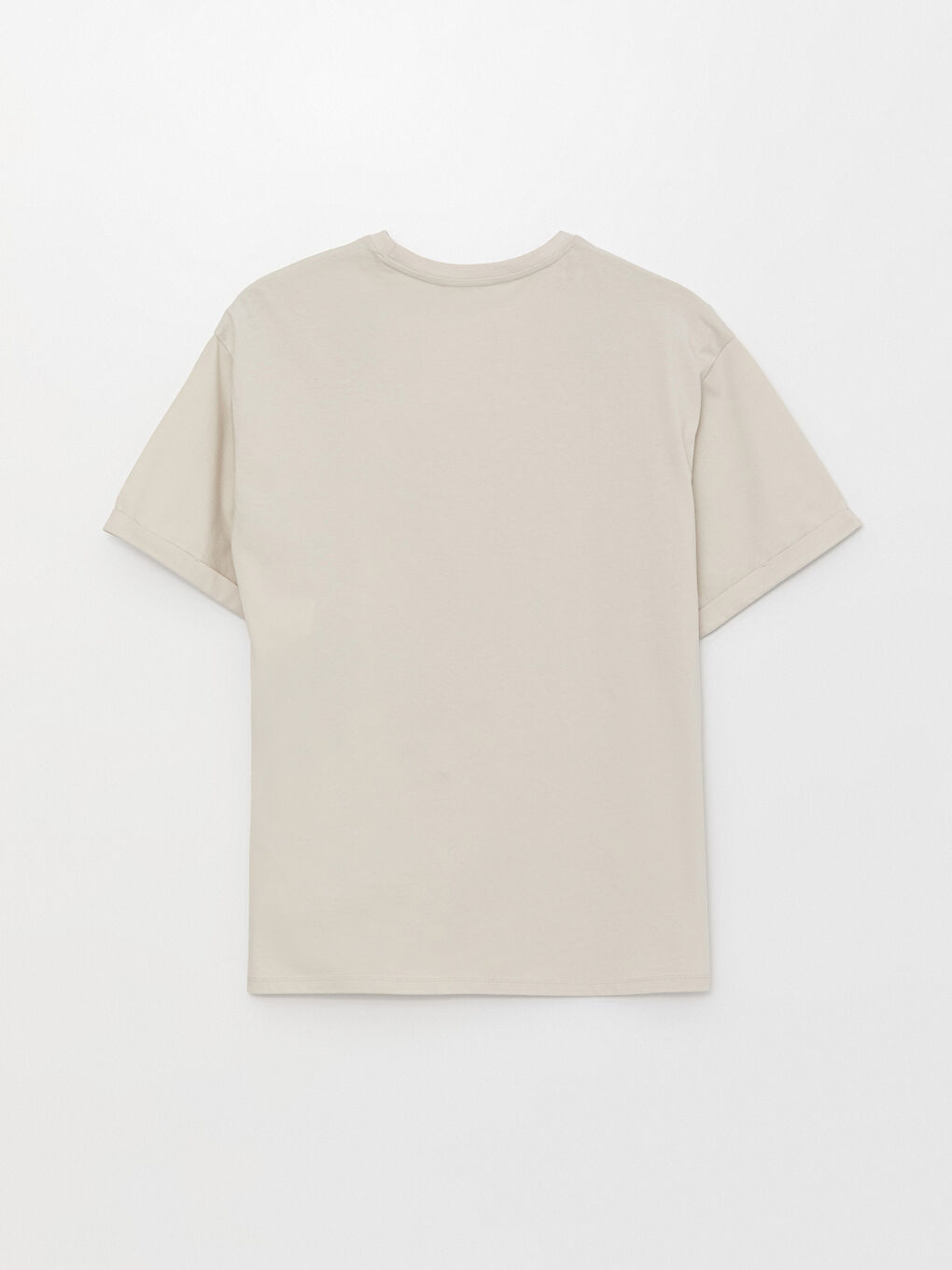 Gri Kadın Bisiklet Yaka Kısa Kollu Tunik-6