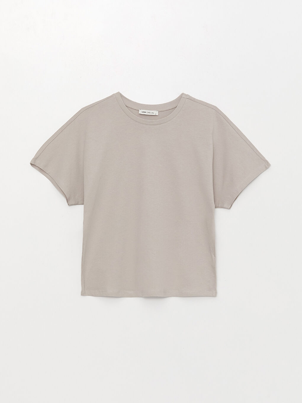 T-Shirt Femme Col Rond Coupe Droite Manches Courtes-5