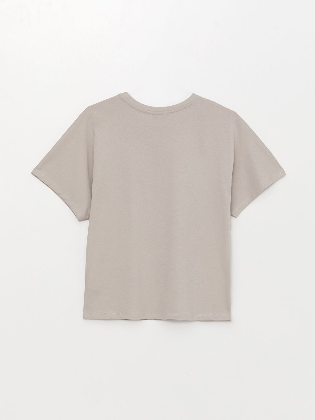 T-Shirt Femme Col Rond Coupe Droite Manches Courtes-6